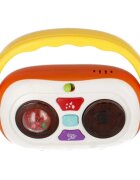 Bam-Bam Music Toy Silicone Bamboo Puzzle jucărie cu activități cu melodie 18m+ Radio 1 buc