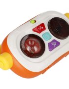 Bam-Bam Music Toy Silicone Bamboo Puzzle jucărie cu activități cu melodie 18m+ Radio 1 buc