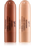 Barry M Chisel Cheeks auto-bronzant cremos și iluminator stick duo balení 2x5 g