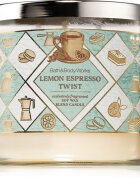 Bath & Body Works Lemon Espresso Twist lumânare parfumată 411 g