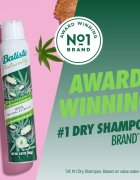 Batiste Naturally Coconut & Hemp sampon uscat pentru a absorbi excesul de sebum 200 ml