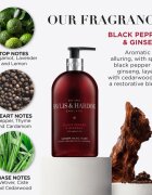 Baylis & Harding Black Pepper & Ginseng Săpun lichid pentru mâini 500 ml
