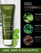 Baylis & Harding Goodness Awaken Senses peeling pentru corp cu efect revigorant parfum Lime Mint & Eucalyptus 225 ml