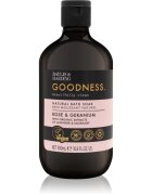 Baylis & Harding Goodness Rose & Geranium spuma de baie cu arome florale 500 ml