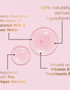 Baylis & Harding Kindness+ Plant Collagen gel de dus revitalizant parfum Coconut Milk & Rose Water 500 ml
