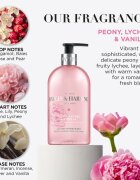 Baylis & Harding Peony Lychee & Vanilla Săpun lichid pentru mâini cu efect de hidratare 500 ml