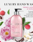 Baylis & Harding Peony Lychee & Vanilla Săpun lichid pentru mâini cu efect de hidratare 500 ml