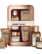 Baylis & Harding The Fuzzy Duck Bergamot Hemp & Sandalwood set cadou cutie de metal