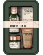 Baylis & Harding The Fuzzy Duck Bergamot Hemp & Sandalwood set cadou cutie de metal