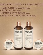 Baylis & Harding The Fuzzy Duck Bergamot Hemp & Sandalwood set cadou pentru barbati
