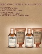 Baylis & Harding The Fuzzy Duck Bergamot Hemp & Sandalwood set cadou pentru călătorii
