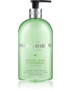 Baylis & Harding Vetiver Cedar & Lemongrass Anti-Bacterial Săpun lichid pentru mâini 500 ml