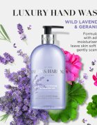 Baylis & Harding Wild Lavender & Geranium Săpun lichid pentru mâini cu efect de hidratare 500 ml