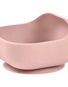 Beaba Silicone Bowl with Suction Cup bol din silicon cu ventuză Cotton Candy 1 buc