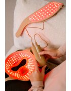 Beautifly Aura NovaSkin Pro mască de tratament cu LED pentru față și gât 1 buc