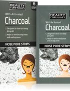 Beauty Formulas Charcoal patch-uri de curatare a prilor de pe nas 6 buc