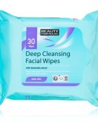 Beauty Formulas Clear Skin Deep Cleansing Servetele umede pentru ten gras si problematic 30 buc