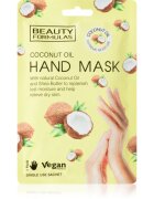 Beauty Formulas Coconut Oil mască de hidratare profundă de maini 1 buc