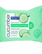 Beauty Formulas Cucumber servetele pentru curatare cu extracte de castravete 25 buc