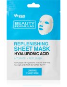 Beauty Formulas Hyaluronic Acid mască textilă nutritivă 1 buc