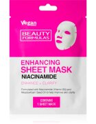 Beauty Formulas Niacinamide mască textilă nutritivă 1 buc