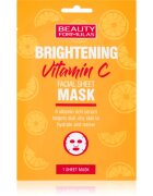 Beauty Formulas Vitamin C mască textilă iluminatoare cu vitamina C 1 buc