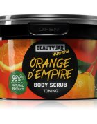 Beauty Jar Yummy Orange d'Empire crema delicata pentru exfoliere cu efect revigorant 360 g