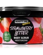 Beauty Jar Yummy Strawberry Letter crema delicata pentru exfoliere cu efect de hidratare 360 g