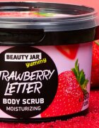 Beauty Jar Yummy Strawberry Letter crema delicata pentru exfoliere cu efect de hidratare 360 g