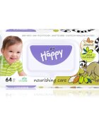 BELLA Baby Happy Almond and Olive Leaf Extract Șervețele umede pentru copii 64 buc