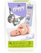BELLA Baby Happy Baby Underpads suport pentru schimbat scutecele de unică folosință 90x60 cm 5 buc