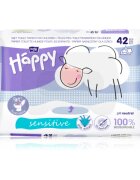 BELLA Baby Happy Sensitive hârtie igienică umedă pentru copii 42 buc