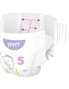 BELLA Baby Happy Soft&Delicate scutece de unică folosință cu canale 11-18 kg 52 buc