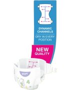 BELLA Baby Happy Soft&Delicate scutece de unică folosință cu canale Junior Extra 15+ kg 48 buc