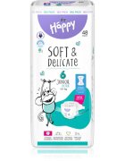 BELLA Baby Happy Soft&Delicate scutece de unică folosință cu canale Junior Extra 15+ kg 48 buc