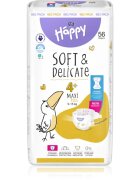 BELLA Baby Happy Soft&Delicate scutece de unică folosință cu canale Maxi Plus 9-15 kg 56 buc