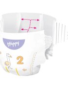 BELLA Baby Happy Soft&Delicate scutece de unică folosință cu canale Mini 3-6 kg 38 buc
