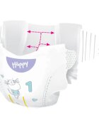 BELLA Baby Happy Soft&Delicate scutece de unică folosință cu canale Newborn 2-5 kg 82 buc