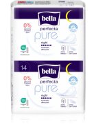 BELLA Perfecta Pure Night absorbante menstruale ultrasubțiri 14 buc