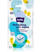 BELLA Refreshing wet wipes Servetele umede cu efect revigorant 10 buc