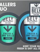 Below the Belt Grooming Fresh and Cool Ballers Duo set cadou pentru igiena intima 1 buc