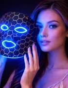 BEPER P302VIS100 mască facială cu LED 1 buc
