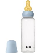 BIBS Anti-Colic Baby Bottle Latex biberon anticolici cu tetină din cauciuc Baby Blue 1 buc