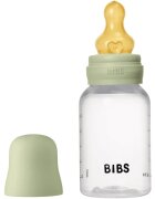 BIBS Anti-Colic Baby Bottle Latex biberon anticolici cu tetină din cauciuc Sage 1 buc