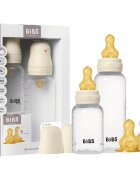 BIBS Anti-Colic Baby Bottle Set biberon anticolici cu tetină din cauciuc Ivory