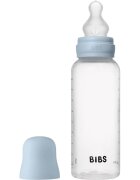 BIBS Anti-Colic Baby Bottle Silicone biberon anticolici cu suzetă din silicon Baby Blue 1 buc