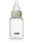 BIBS Anti-Colic Baby Bottle Silicone biberon anticolici cu suzetă din silicon Sage 1 buc