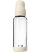 BIBS Baby Glass Bottle Round Latex biberon anticolici Ivory 1 buc