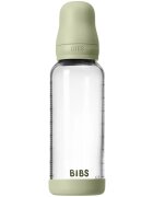 BIBS Baby Glass Bottle Round Latex biberon anticolici Sage 1 buc