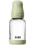 BIBS Baby Glass Bottle Silicone biberon anticolici cu suzetă din silicon Sage 1 buc